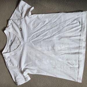 True Religion White V-Neck T-Shirt